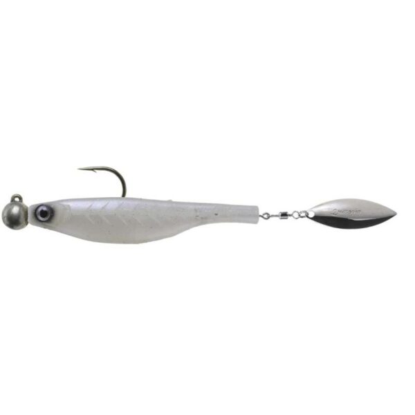 HYPERLASTICS DARTSPIN PRO JIG HEAD 3 1/2 WHITE GHOST